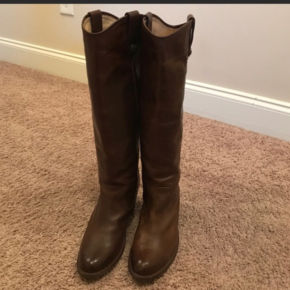 Frye Jackie Button Boots in Chocolate sz 9.5 - Picture 3 of 5